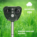 Bird Repeller Solar-Powered Ultrasonic 30 Ft Coverage