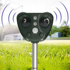 Bird Repeller Solar-Powered Ultrasonic Adjustable Modes & Flashing LED