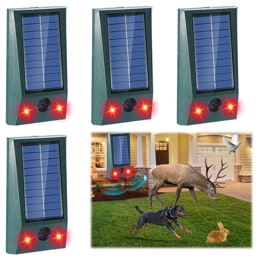 Bird Repeller Ultrasonic Solar Motion Sensor & LED