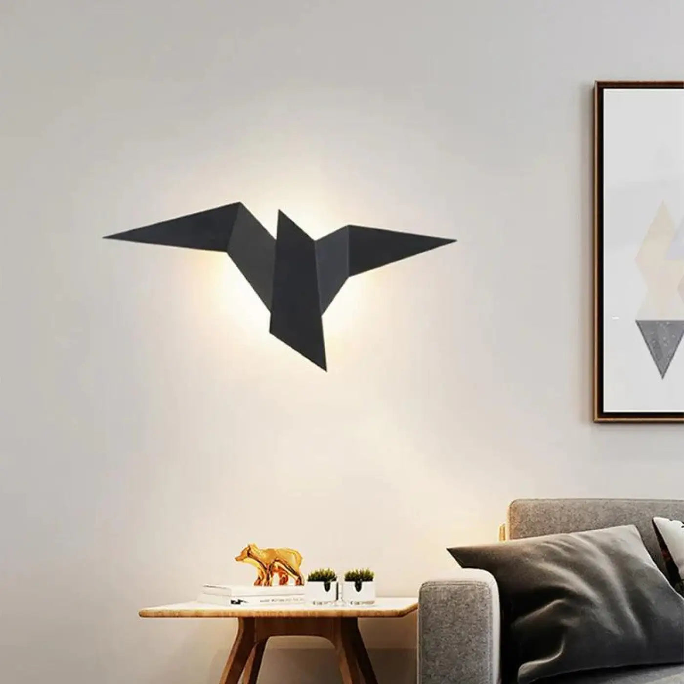 Bird Silhouette Aluminum & Acrylic Wall Light