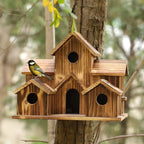 Birdhouse Weather-Resistant Wood Easy Mounting & Ventilated