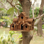 Birdhouse Weather-Resistant Wood Easy Mounting & Ventilated