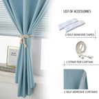 Blackout Curtain Full Blackout UPF100 Velcro Fastening