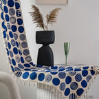 Blackout Microfiber Retro Polka Dot Window Curtain (Machine Washable)
