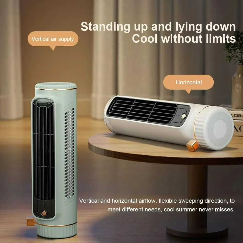 Bladeless Fan 360° Air Circulation Ice Cooling