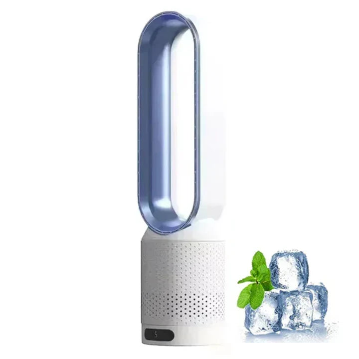 Bladeless Fan Air Purifier Remote Control Whisper-Quiet