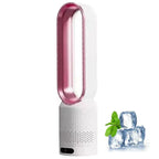 Bladeless Fan Air Purifier Remote Control Whisper-Quiet