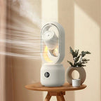 Bladeless Fan Humidifier Rechargeable 4000mAh Quiet