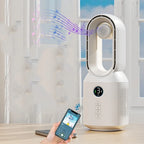 Bladeless Fan Rechargeable Bluetooth Speaker Night Light