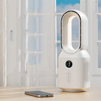 Bladeless Fan Rechargeable Bluetooth Speaker Night Light