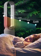 Bladeless Tower Fan HEPA Filter UV Light & Ionizer