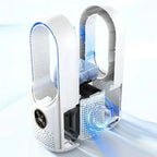 Bladeless Tower Fan Silent Sleep Mode Compact