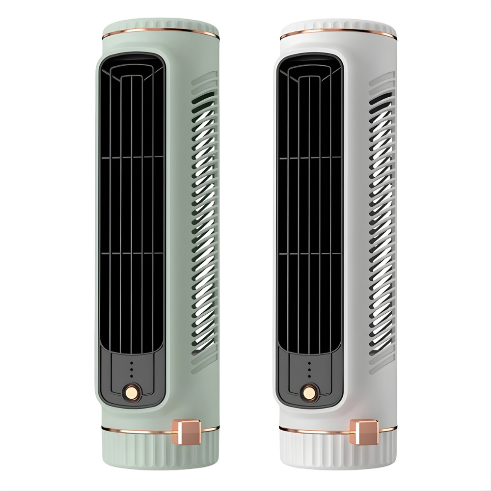 Bladeless USB-Powered Oscillating Tower Fan