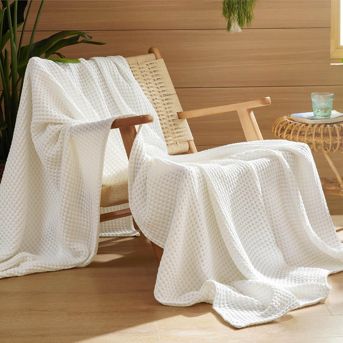Blanket 100% Cotton Waffle Weave All-Season