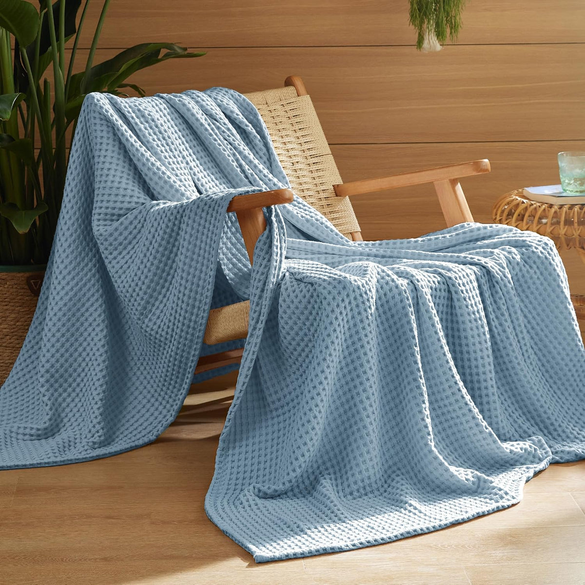 Blanket 100% Cotton Waffle Weave All-Season