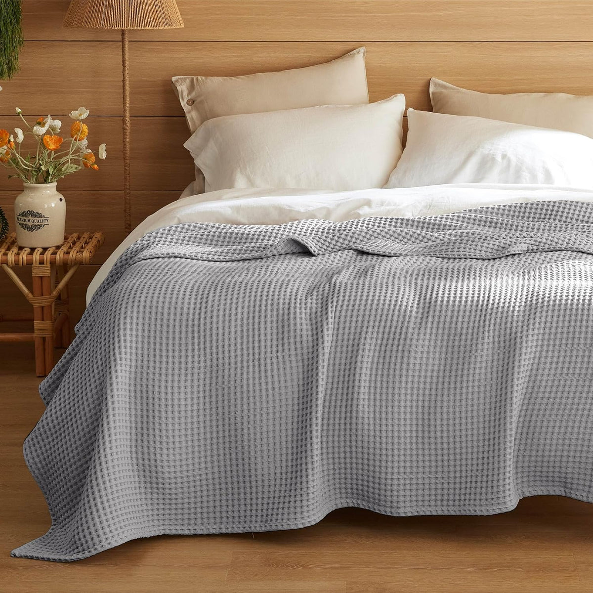 Blanket 100% Cotton Waffle Weave All-Season