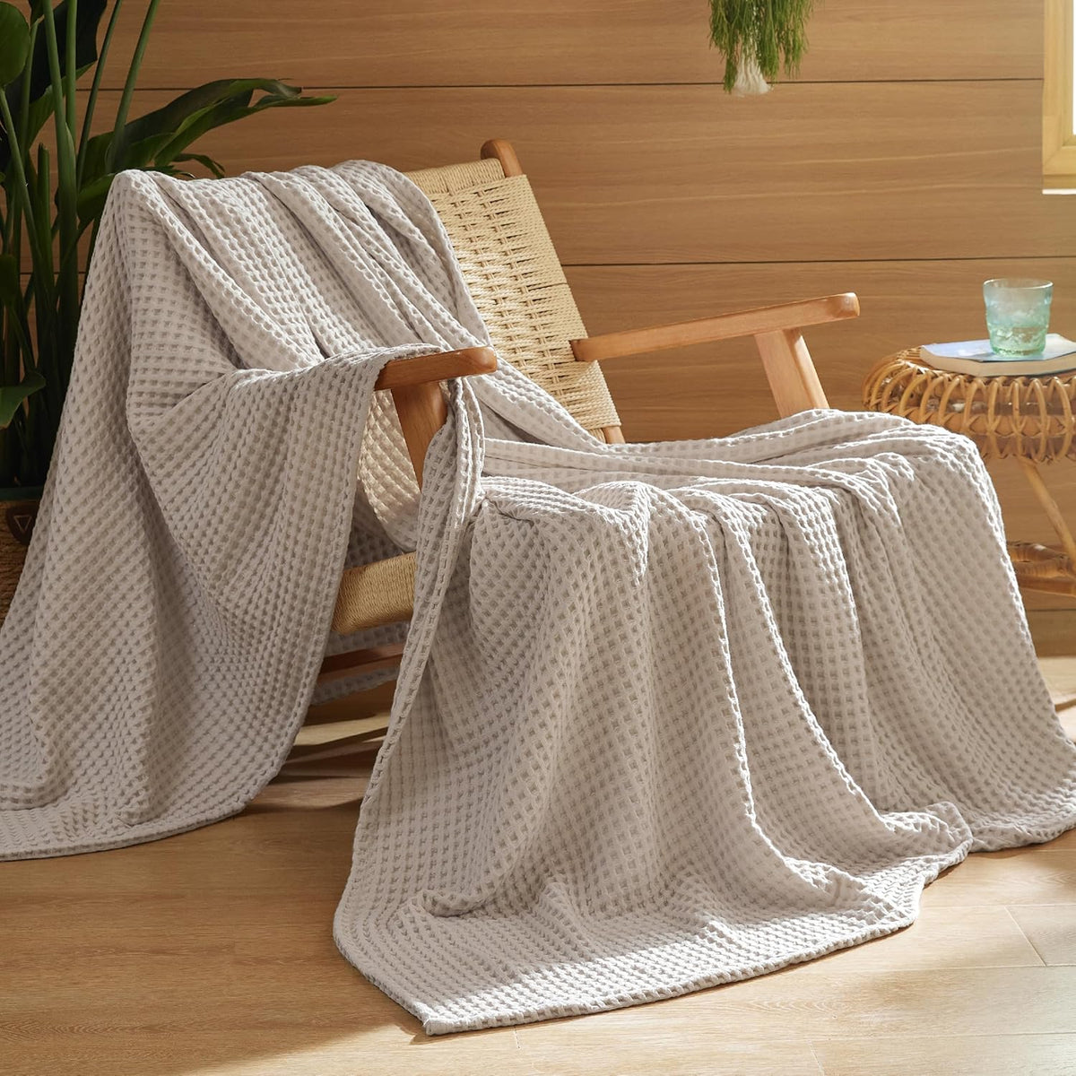 Blanket 100% Cotton Waffle Weave All-Season