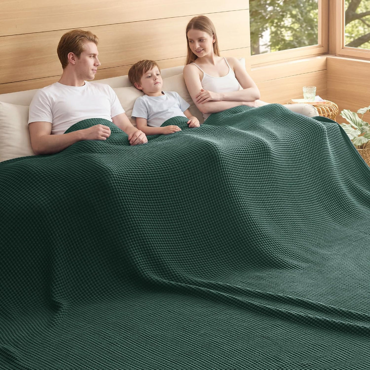 Blanket 100% Cotton Waffle Weave All-Season