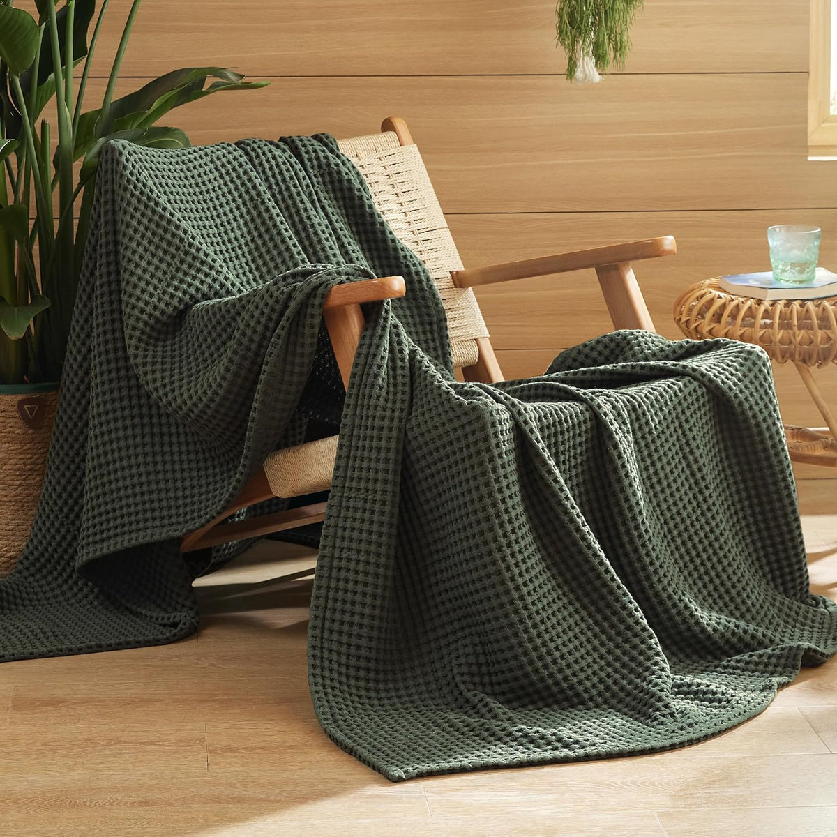 Blanket 100% Cotton Waffle Weave All-Season
