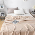 Blanket 100% Cotton Waffle Weave Lightweight Breathable