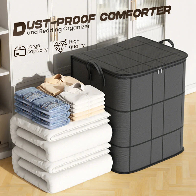 Blanket & Bedding Storage Bag Double Zipper Reinforced Seams