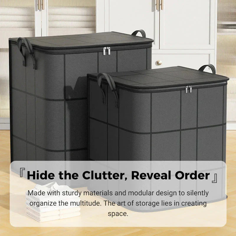 Blanket & Bedding Storage Bag Double Zipper Reinforced Seams