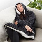 Blanket Hoodie Oversized Front Pocket Machine-Washable