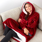 Blanket Hoodie Oversized Front Pocket Machine-Washable