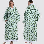 Blanket Hoodie Oversized Knee-Length Large Hood & Machine Washable