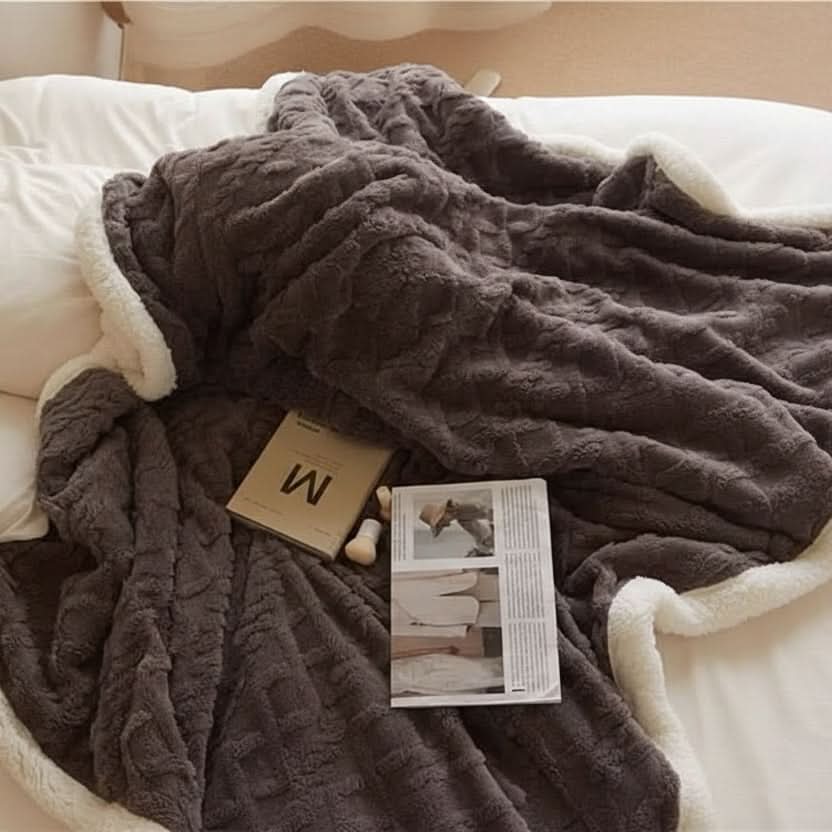 Blanket Lambswool Ultra-Soft Double-Sided Machine-Washable