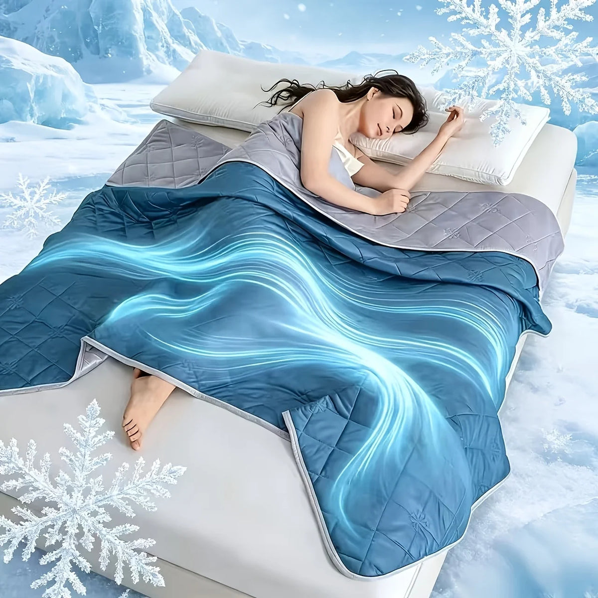 Blanket Lightweight Breathable Cooling Machine Washable