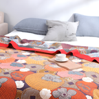 Blanket Organic Cotton Breathable Five-Layer Reversible & Machine-Washable