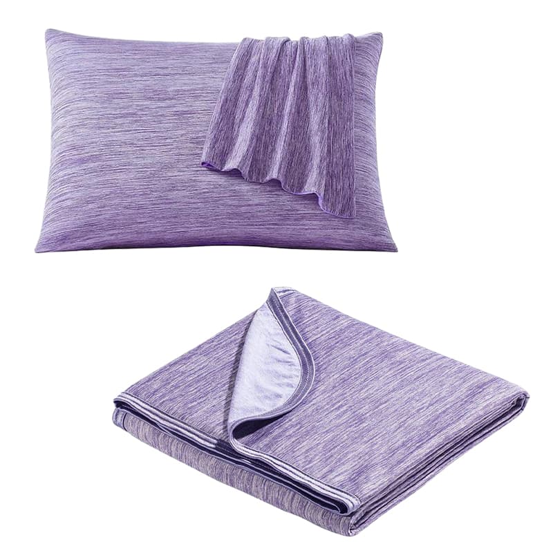 Blanket & Pillowcase Set Advanced Cooling Breathable Cotton
