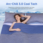 Blanket & Pillowcase Set Advanced Cooling Breathable Cotton