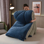 Blanket Sherpa Quilted Core Extra Warm