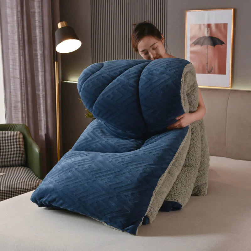 Blanket Sherpa Quilted Core Extra Warm