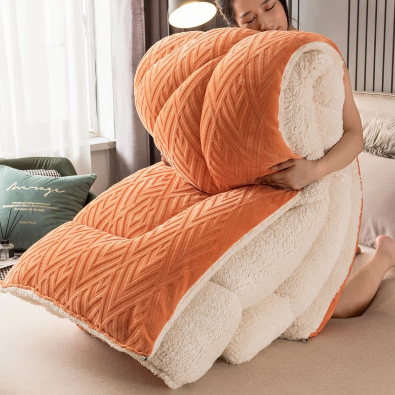 Blanket Sherpa Quilted Core Extra Warm