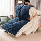 Blanket Sherpa Quilted Core Extra Warm