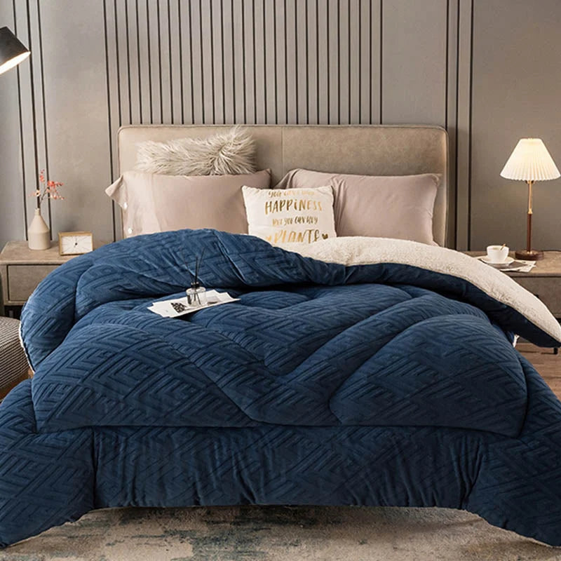 Blanket Sherpa Quilted Core Extra Warm