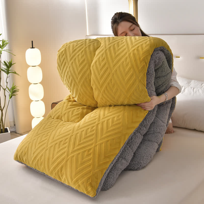 Blanket Sherpa Quilted Core Extra Warm