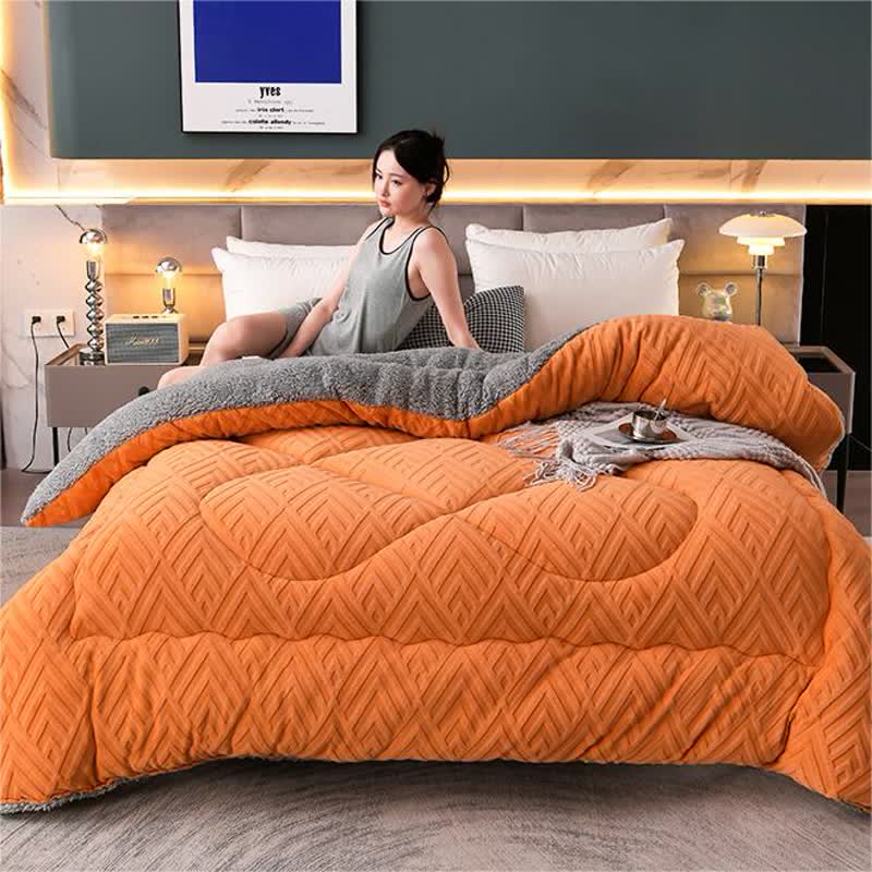 Blanket Sherpa Quilted Core Extra Warm