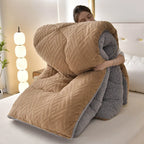 Blanket Sherpa Quilted Core Extra Warm