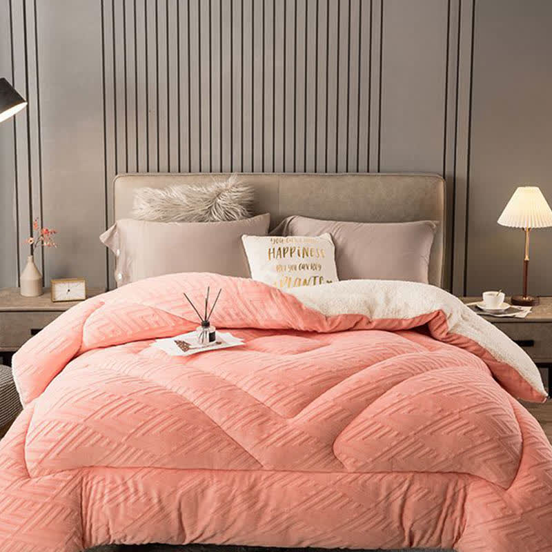 Blanket Sherpa Quilted Core Extra Warm