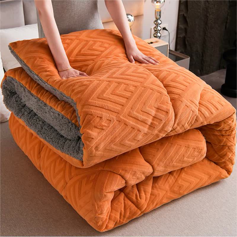 Blanket Sherpa Quilted Core Extra Warm