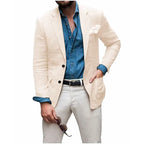Blazer Lightweight Breathable Linen Relaxed Fit