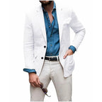 Blazer Lightweight Breathable Linen Relaxed Fit