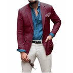 Blazer Lightweight Breathable Linen Relaxed Fit