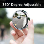 Blind Spot Mirror Convex Suction Mount 360° Rotation Anti-Fog
