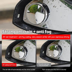 Blind Spot Mirror Convex Suction Mount 360° Rotation Anti-Fog