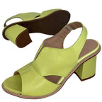 Block Heel Sandals Open Toe Padded Footbed